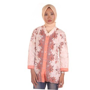 Blouse Batik I Blouse Kerja Wanita Batik I Blus Batik Wanita Melati