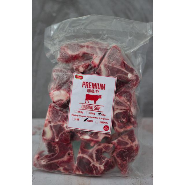 

Daging Sop Sapi Import Australia 100% HALAL