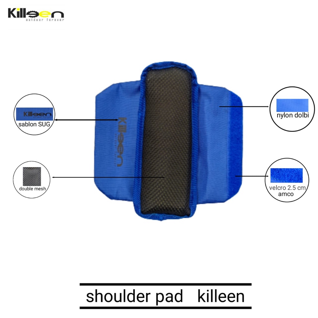 Bantalan Keril - Shoulder Pad KILLEEN - Tumpuan Bahu - solderpad - sholder pad - solder pad