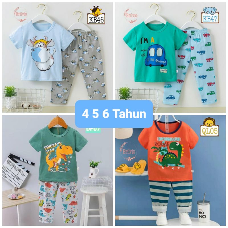 Pakaian Baju Tidur Anak Laki Laki Import | Setelan Harian Anak Laki Laki