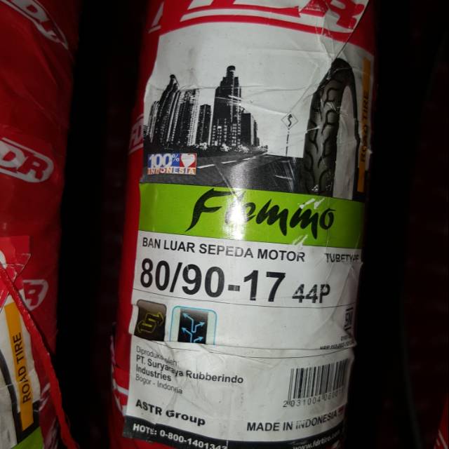 Ban FDR flemmo 80/90 ring 17 tube type
