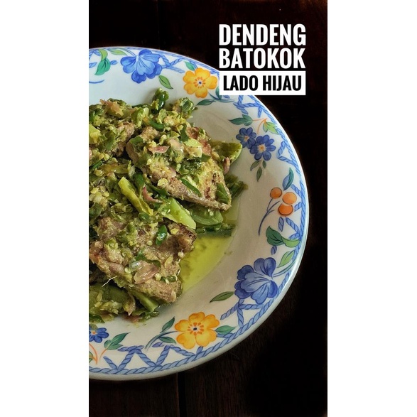 

Dendeng batokok sambal hijau maknyus, sekali makan ketagihan 500GRAM