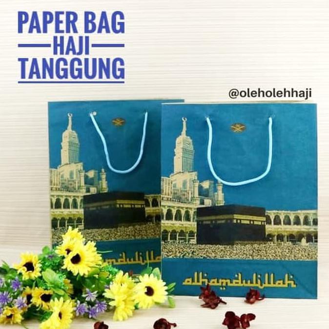 

BEST SELLER Paper Bag Haji Tanggung/Tas Kertas / Tas Souvenir Haji /Oleh Oleh Haji