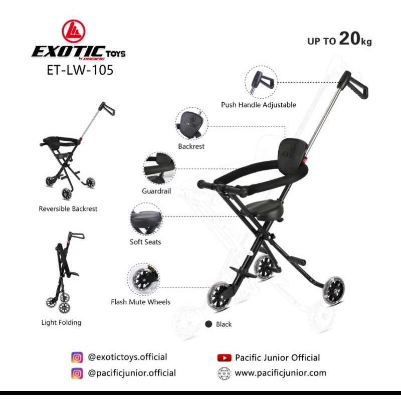 Magic Stroller Exotic  LW 105 Baby Stroler LW105