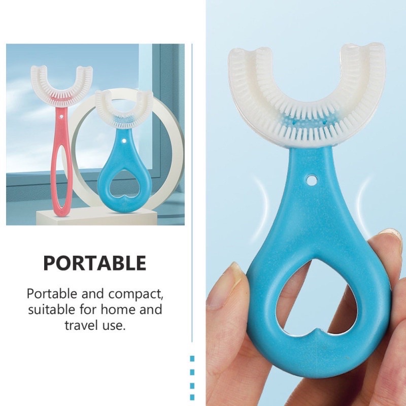 Sikat Gigi Anak Kiddos U Tooth Brush silicone BPA FREE Viral mencegah gigi berlubang