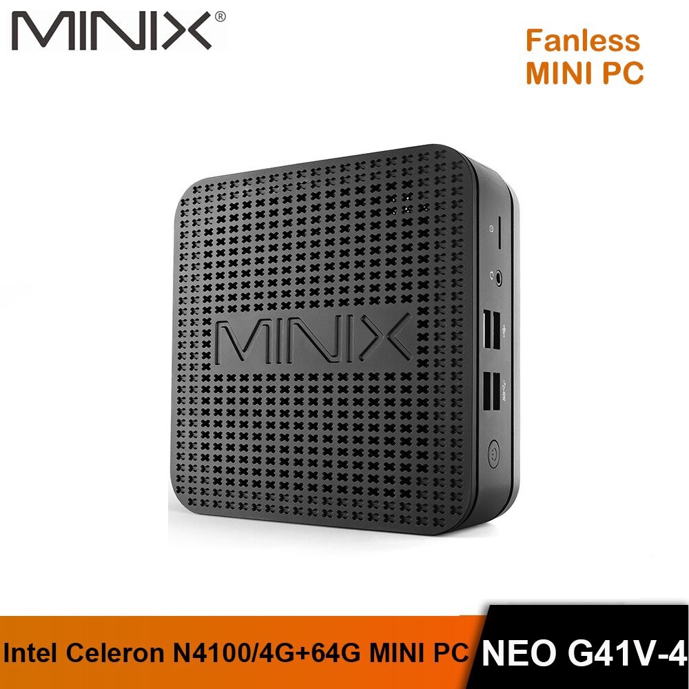 AKN88 - MINIX G41V Mini PC - Intel Celeron N4100 RAM 4GB ROM 64GB - Windows 10