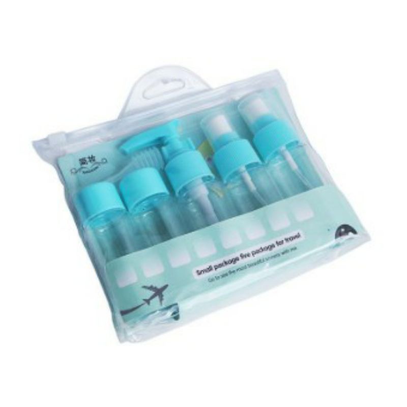 Travel Toiletries Botol Bottle Kit 5in1 (1 set isi 5 botol) - Perlengkapan Mandi Travelling