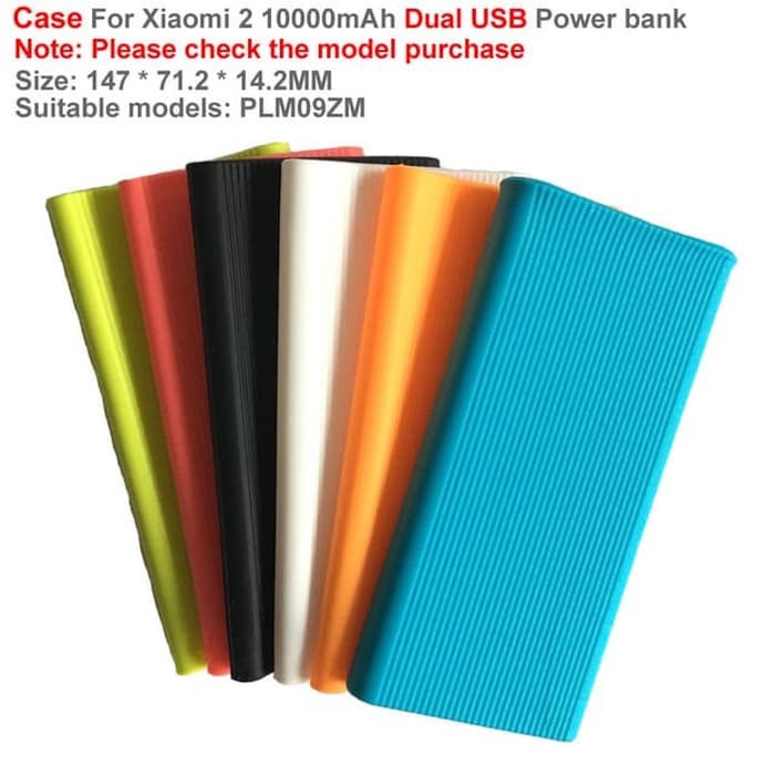 Silikon / Silicon / Silicone Case Powerbank 2-USB Port Xiaomi Pro 2s/2i 10000 mAh