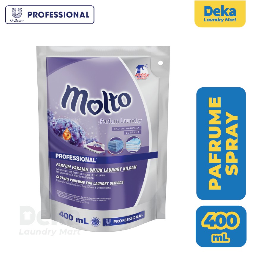 Molto Parfum Laundry Perfume Spray Profesional Purple | Kemasan 400mL