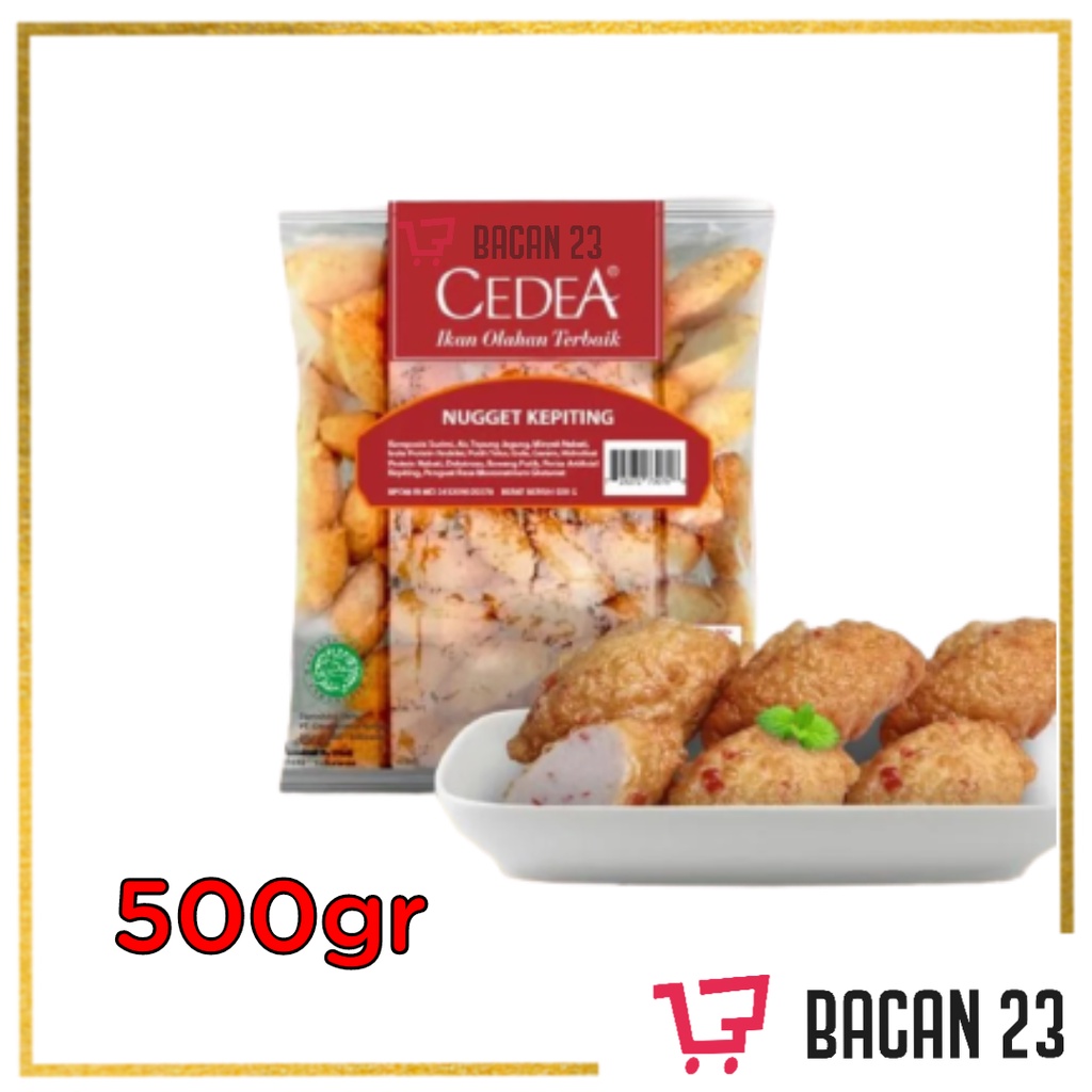 Cedea Crab Nugget Kepiting ( 500 gr ) / Naget Kepiting / Nugget Beku / Bacan 23 - Bacan23