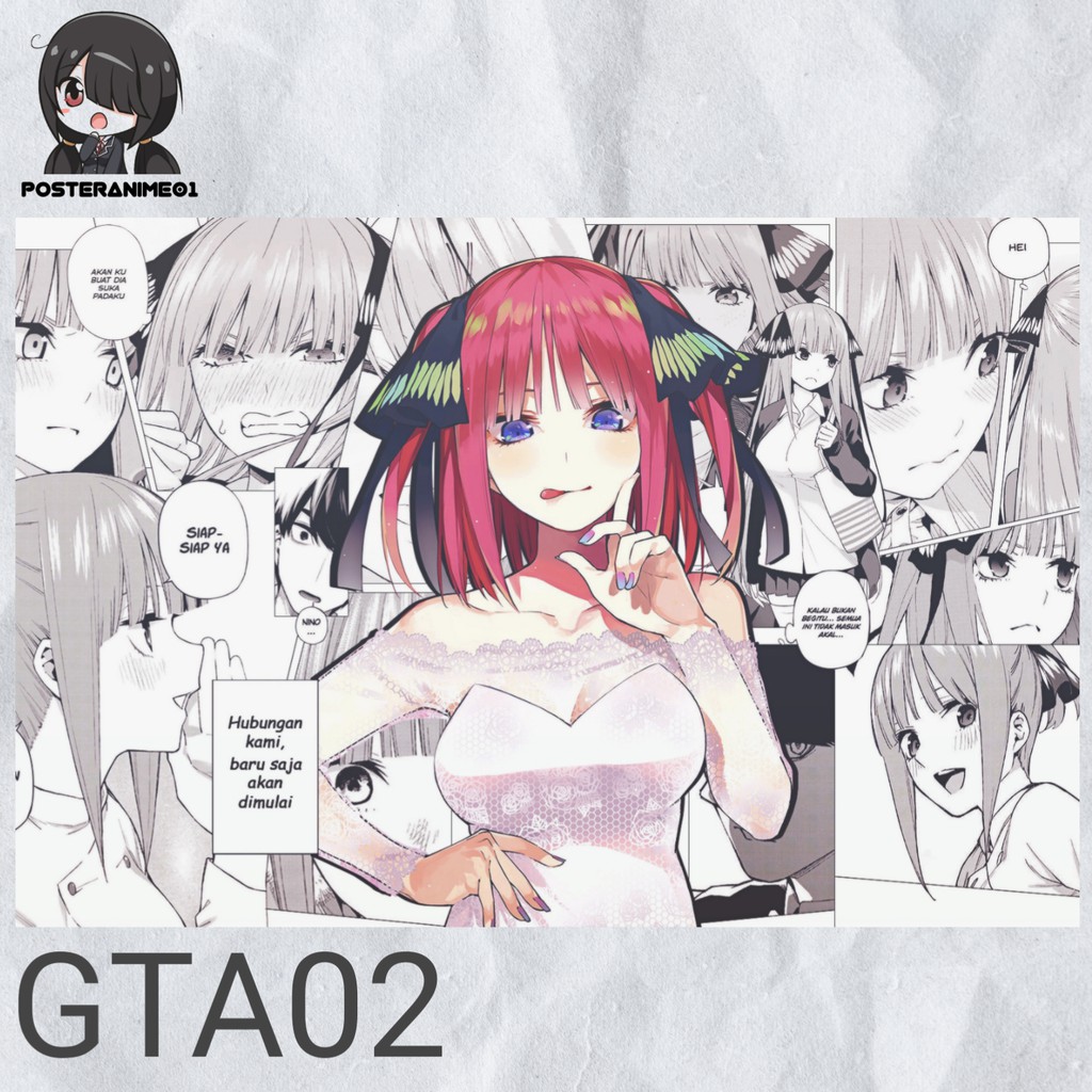 Poster Anime Gotoubun no Hanayome #1 | Poster Gotoubun no Hanayome  | The Quintessential Quintuplets-GTA02