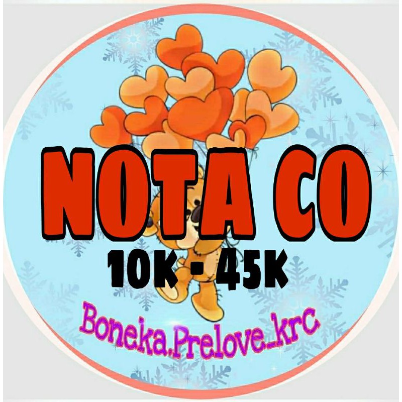 

Nota CO 10k - 45k