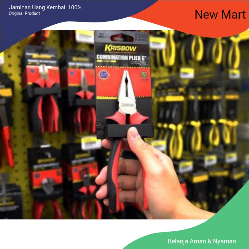 Krisbow tang kombinasi 6inci 7inci 8inci pro