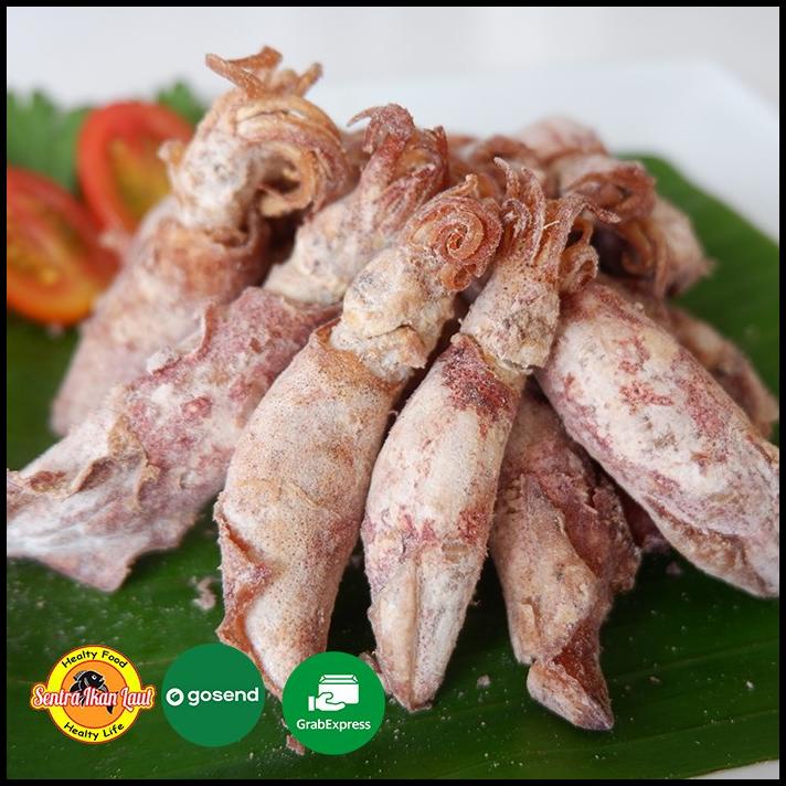 

Seafood Kering Cumi Asin Baby Cumi Kering Super - 500Gram