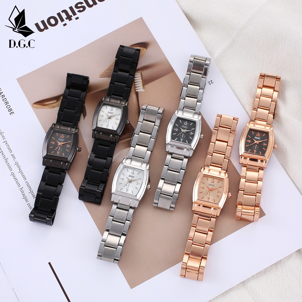 ✅COD Jam Tangan Couple Pria Wanita Diamond Analog Rantai Import Murah Quartz Fashion C83