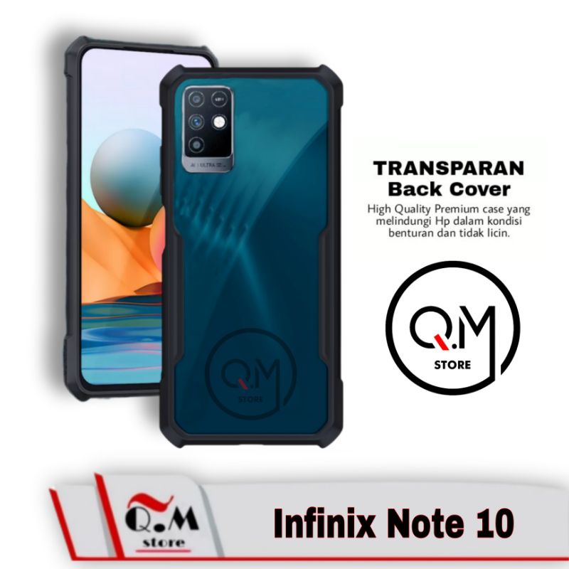 PROMO Case Infinix Note 10 / Infinix Note 10 Pro /Note 10 Pro NFC Softcase Transparan TPU Shockproof