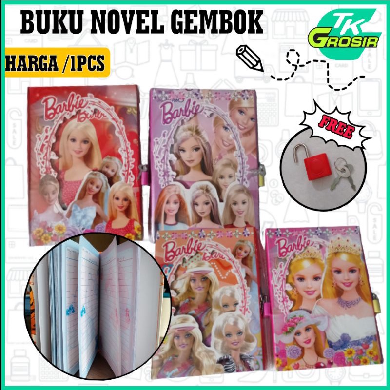

buku diary kunci gembok/buku novel/buku catatan