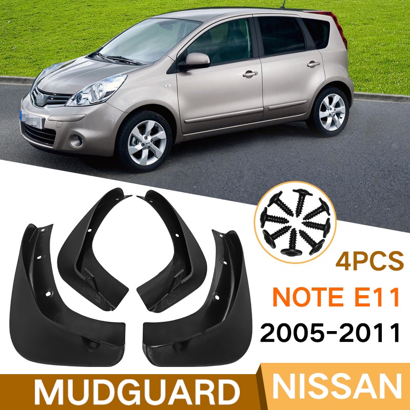 1 Set Mud Flap Pelindung Splash Untuk Nissan Note E11 Gen 1 2004-2007 2008 2009 2010 2011 Fender