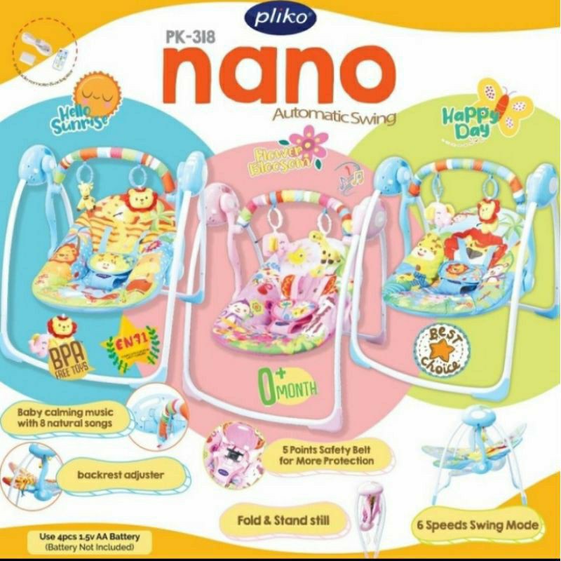 Pliko  automatic swing /ayunan bayi pk 318