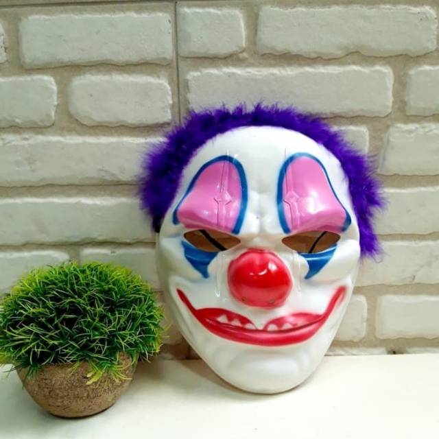 TOPENG SERAM MURAH SCARY MASK BADUT HALLOWEEN PARTY COSPLAY