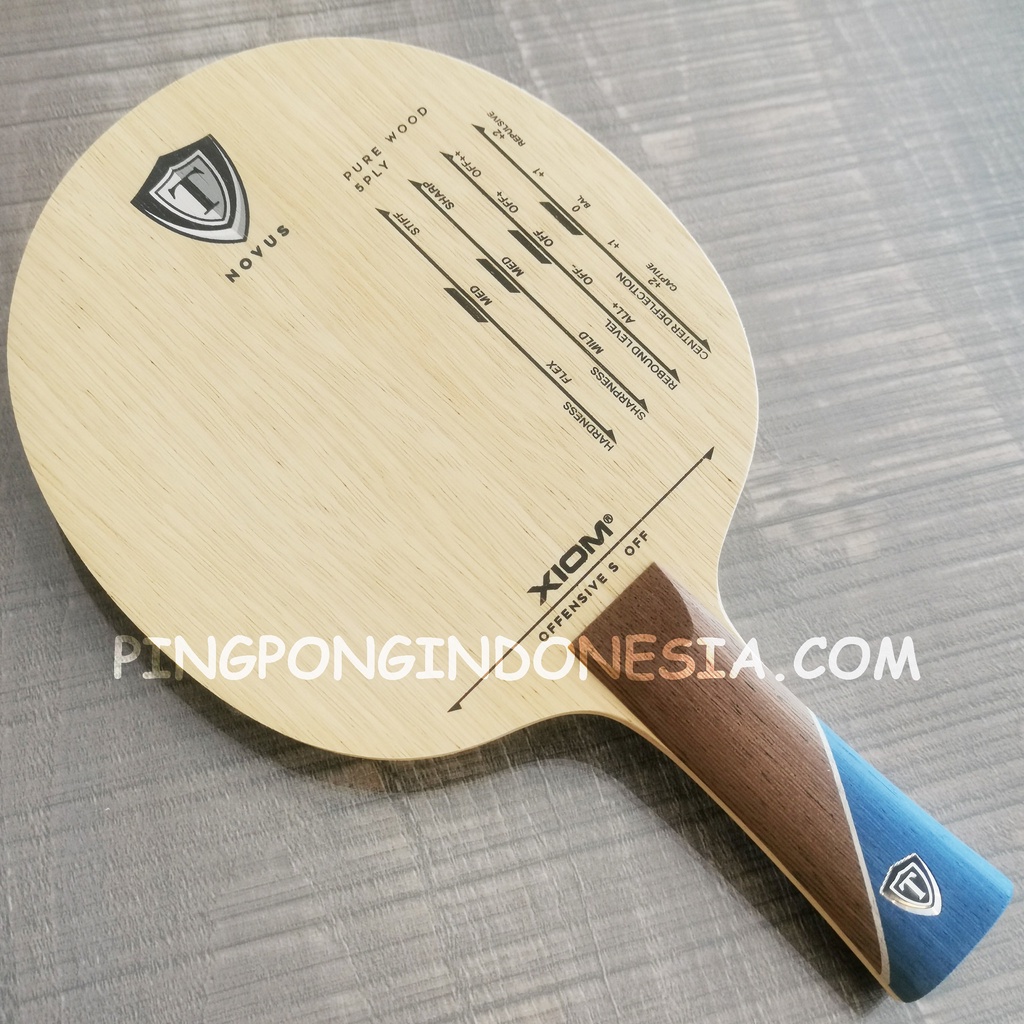 Xiom Offensive S - FL - Blade Kayu Pingpong Tenis Meja Bat Bet