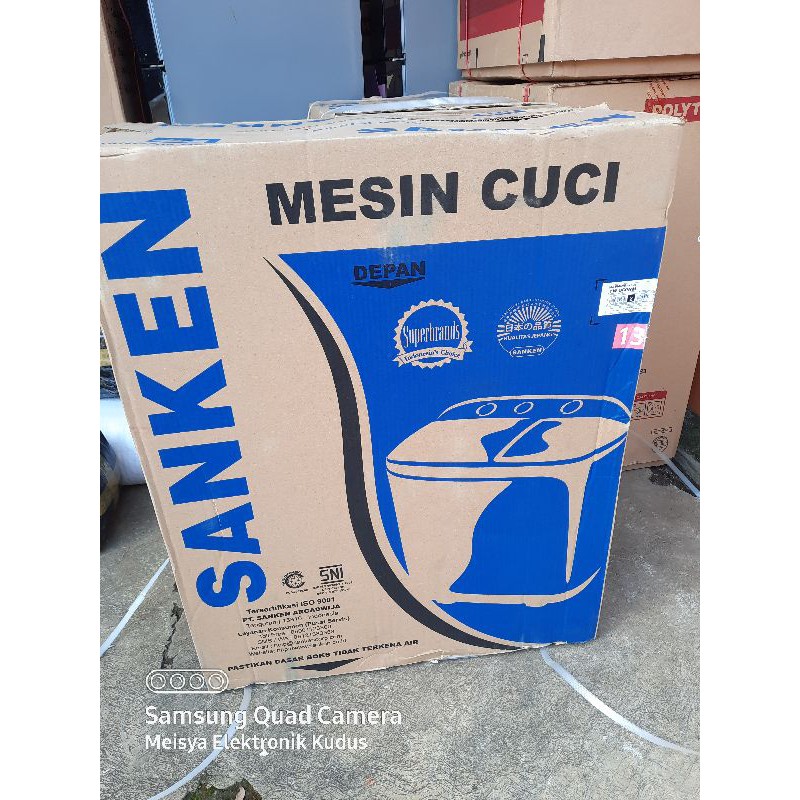 Mesin cuci 2 tabung 8kg Sanken TW880NM