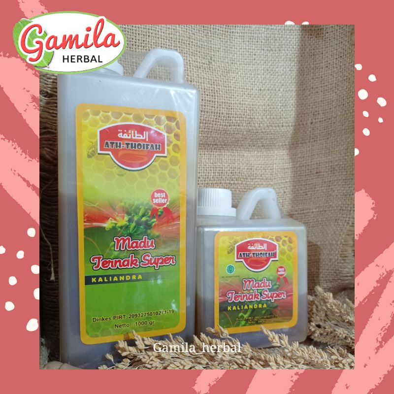 

Madu ternak super kaliandra Ath-Thoifah 500gr-1kg / madu murni / madu kaliandra