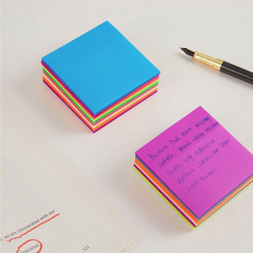 Lanfy Sticky Notes Belajar Kerja Diary Scrapbooking Perekat Diri Bookmark Sticky Stationery Memo Pad