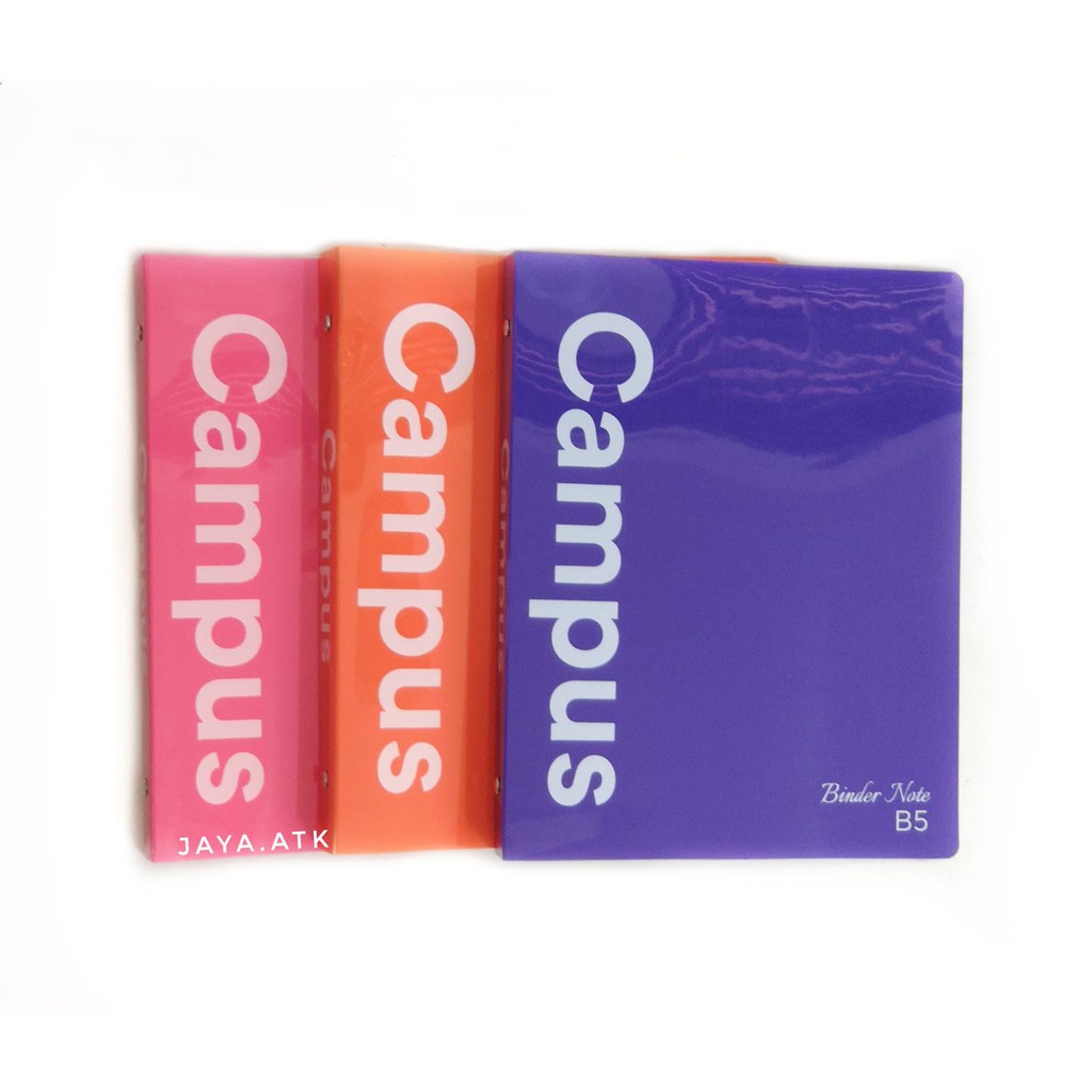 

BINDER NOTE B5 MAP BUKU RING 26 RING POLOS CAMPUS WARNA NOTEBOOK LOOSE LEAF