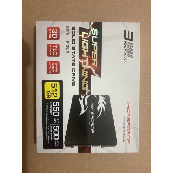 SSD MIDASFORCE 512GB SATA III RESMI