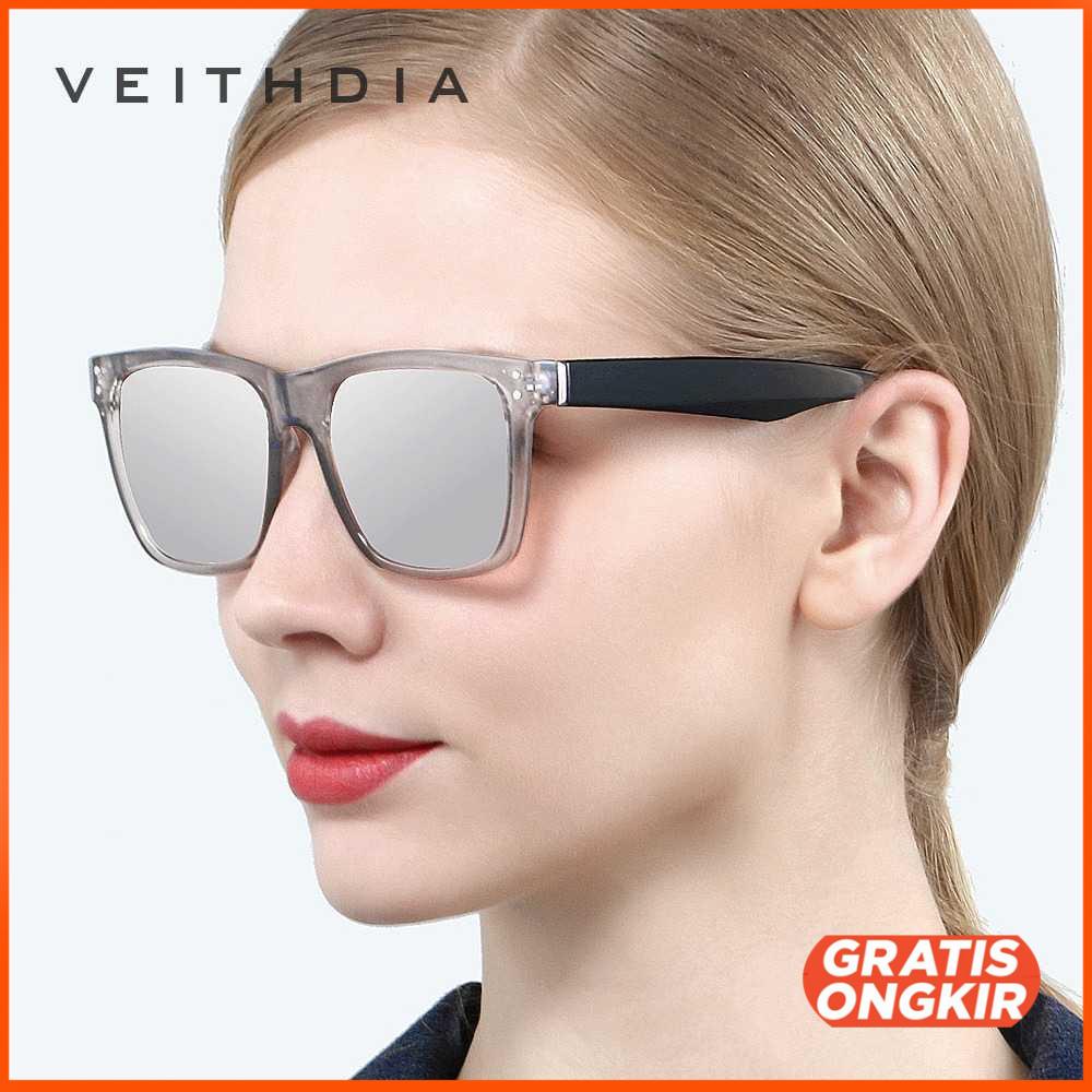 Veithdia Kacamata Classic UV Polarized Sunglasses 7018