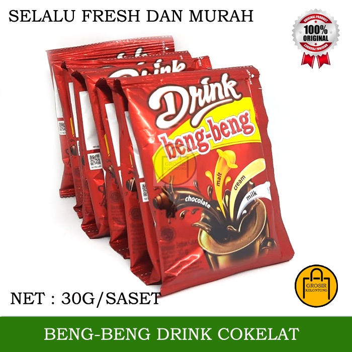 

Beng-beng Drink 1 Renceng 10 Sachet Sashet Pcs Renteng Dus Grosir Beng Beng Bengbeng Murah Chocolate Coklat Dingin Panas