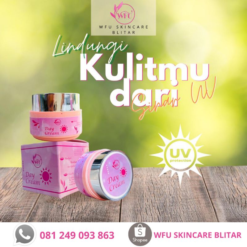 BPOM ✅ DAY CREAM GLOWING SEKALI OLES COCOK UNTUK SEMUA JENIS KULIT WFU SKINCARE
