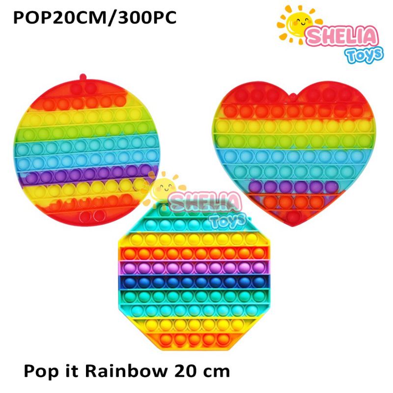 Mainan Anak  Fidget pop it warna untuk menghilangkan stress pop it toys Pop it besar