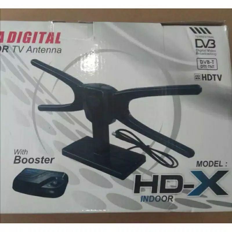 ANTENA DIGITAL INDOOR PF BOOSTER / ANTENA OUTDOOR PF DENGAN BOOSTER / ANTENA DALAM BOOSTER PF