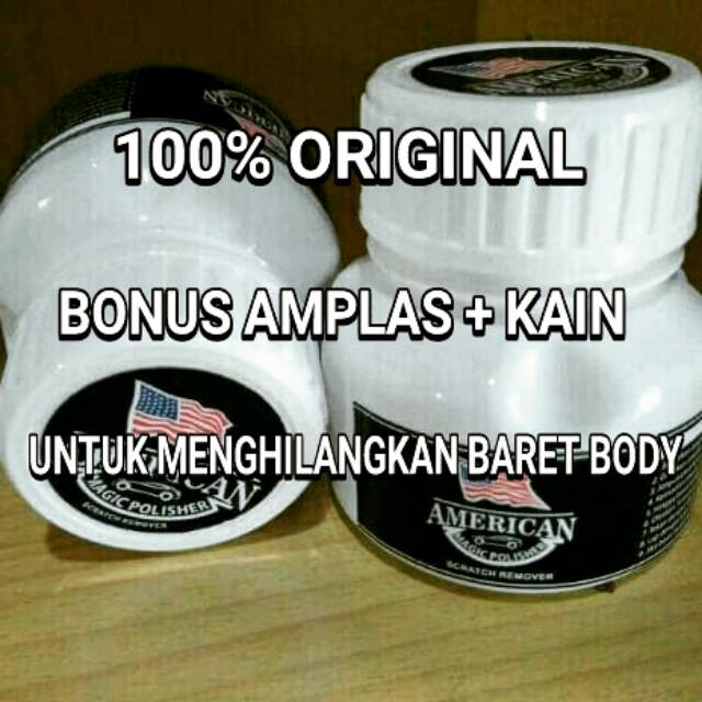 American Magic Polisher ( Untuk Body Mobil yg Baret ) Kerak kaca / jamur kaca / Baret Mobil