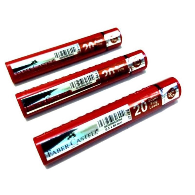 

Faber-castell Lead Superfine Grip 2B 0.5mm Tube Red / Isi Pensil Mekanik 0.5mm Faber-Castell / Isi pensil mekanik Faber Castell 0.5mm / Isi pensil Mekanik 0.5 Faber Castell / Isi Pensil Mekanik Faber Castell 0.5