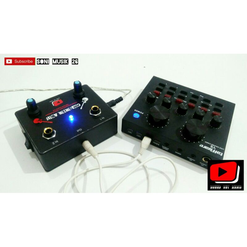 Converter Soundcard V8 Aktif 2 Input (Mantap Hasilnya)