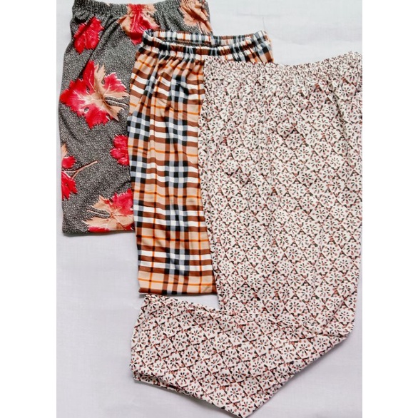 Celana Harian Santai Hayget Motif Standart celana panjang wanita