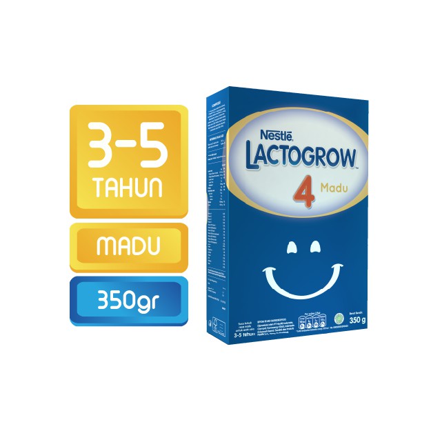 Lactogrow 4 350gr Madu / Vanila