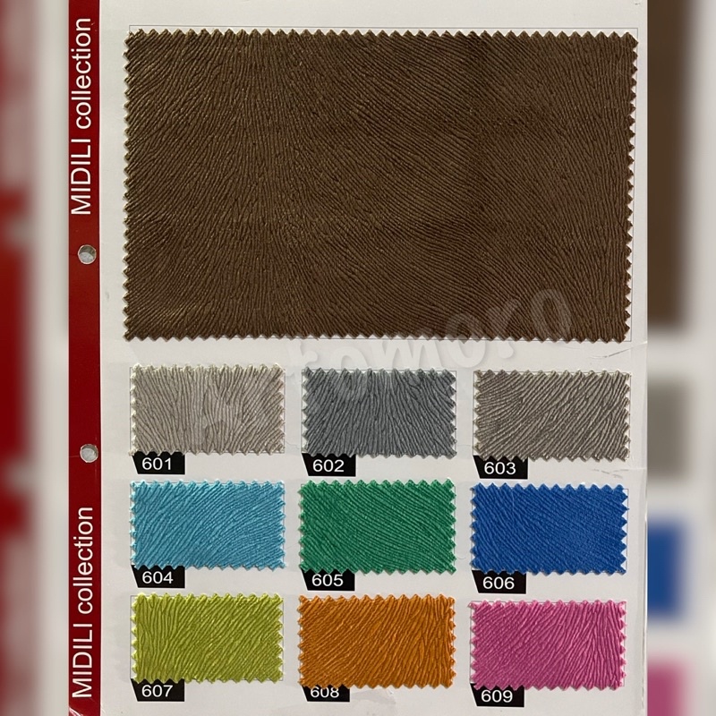 Ready Stock Bahan Kain Sofa Brudu / Blusdru - MIDILI terlaris di Kalimantan