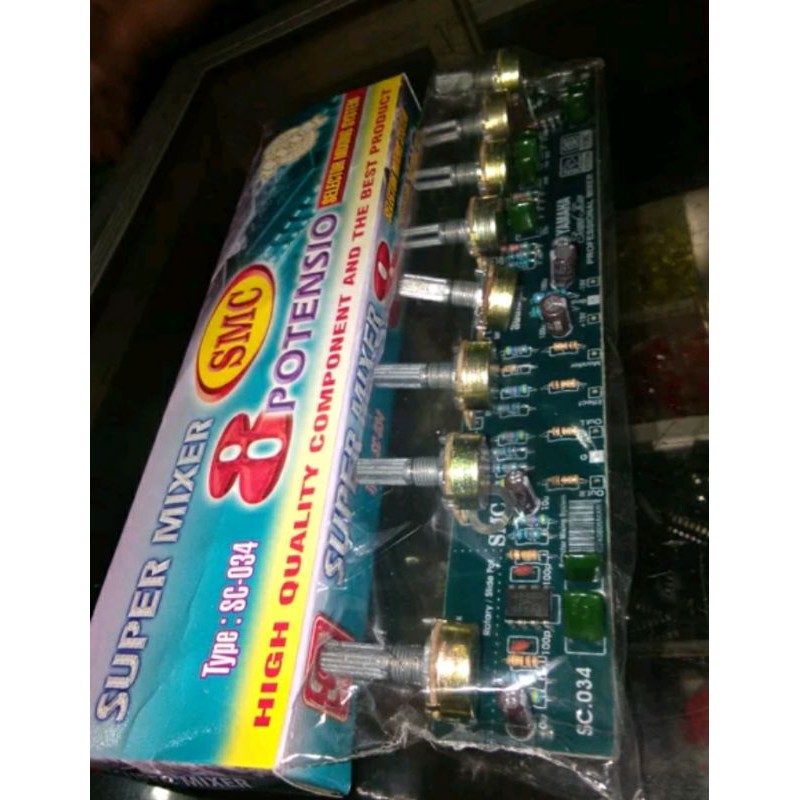 Kit 8 Potensio Audio Mixer by SMC