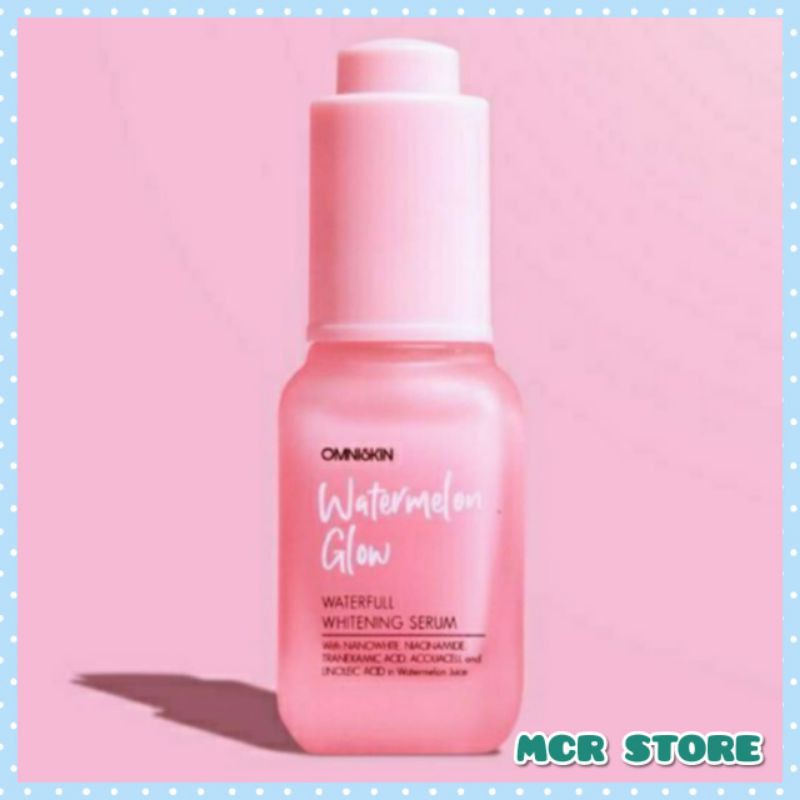 [MCR STORE] OMNISKIN Serum whitening watermelon glow waterfull 20 ml serum mencerahkan wajah