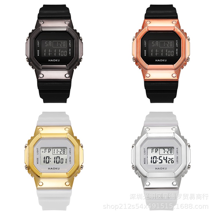Jam Tangan Pria Olahraga Modis Digital Men Watch Multi Functional Sports Waterproof Watches Jam