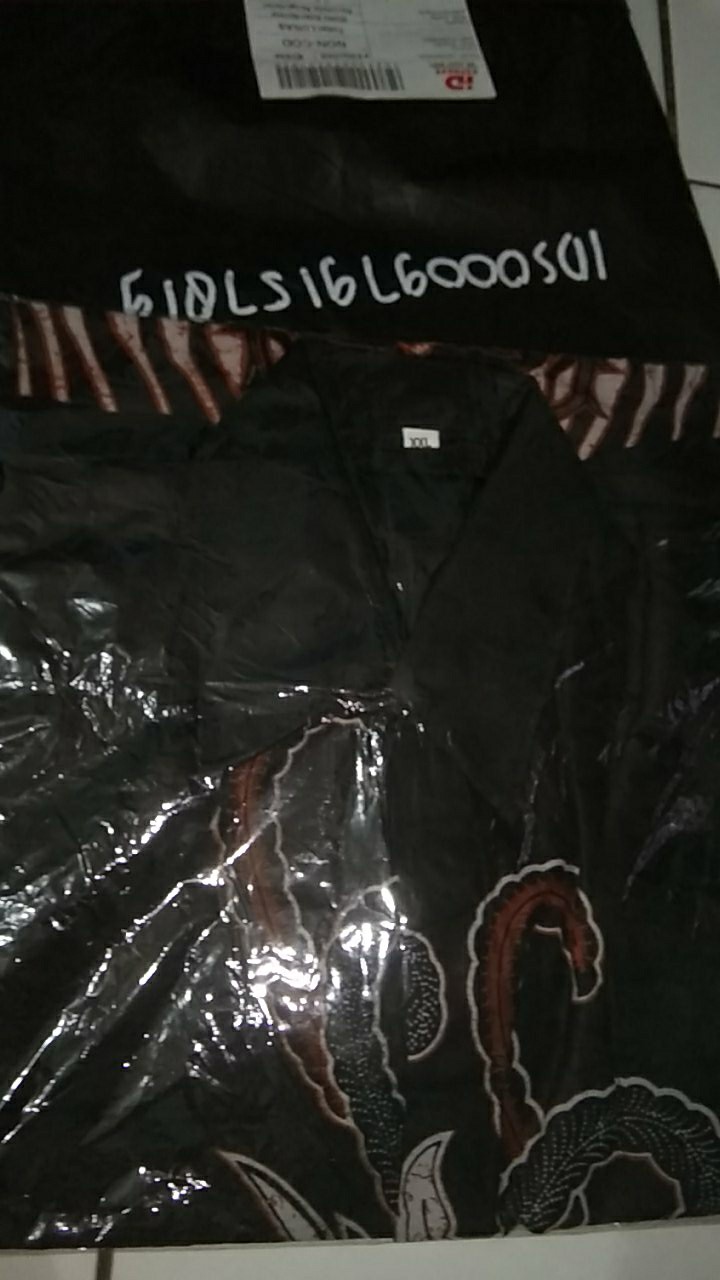 Kemeja Batik Pria Lengan Pendek Size M L Xl Xxl  Bswart Batik Hrb026 Kenongo Hem Panjang Terbaru.