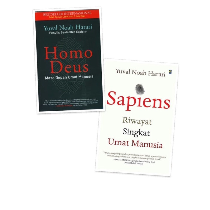 

❤BISA COD❤ BARU Paket 2 Buku Homo Deus dan Sapiens .