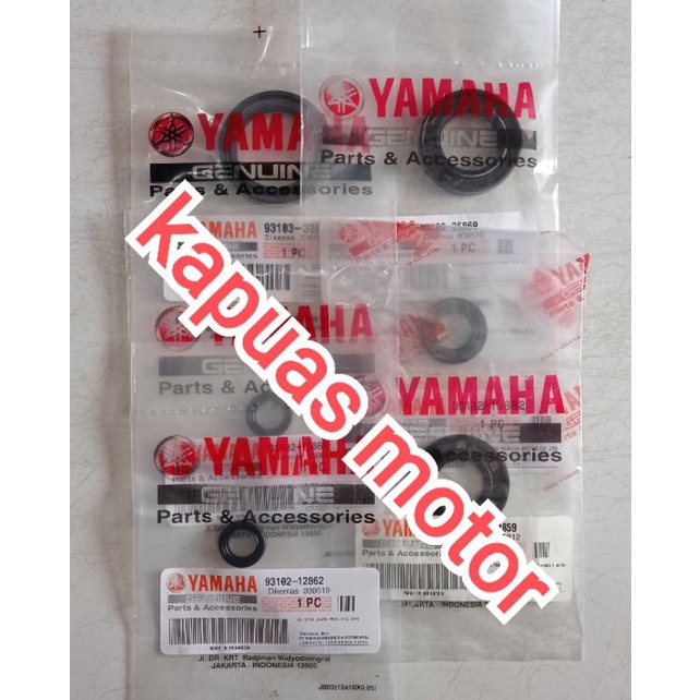 Seal sil mesin kit set ygp f1zr Fizr force zr alfa sigma  as kruk slah operan stut atas engkol gear