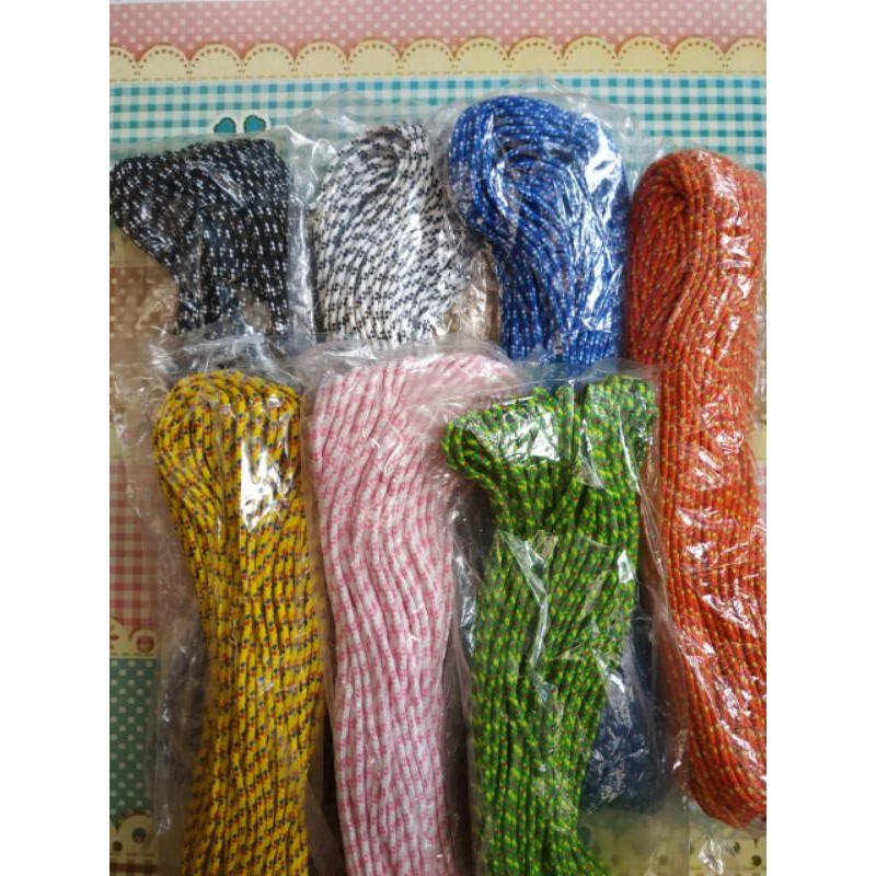 Tali prusik / tali gelang / tali meronce kalung masker 2 mm - 20 meter/30 yard