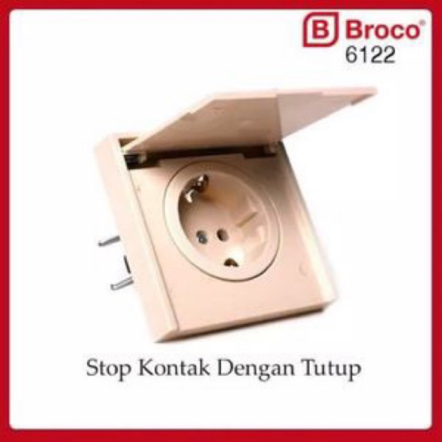 Broco Stop Kontak Tutup Tanam New Gee 6122 Stop Kontak Tutup Broco Inbow