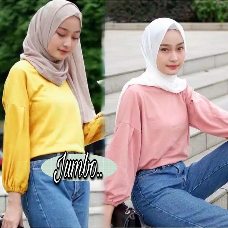 Blouse Lengan Panjang Wanita LUCY Baju Atasan Wanita Kekinian Blouse Hijabers